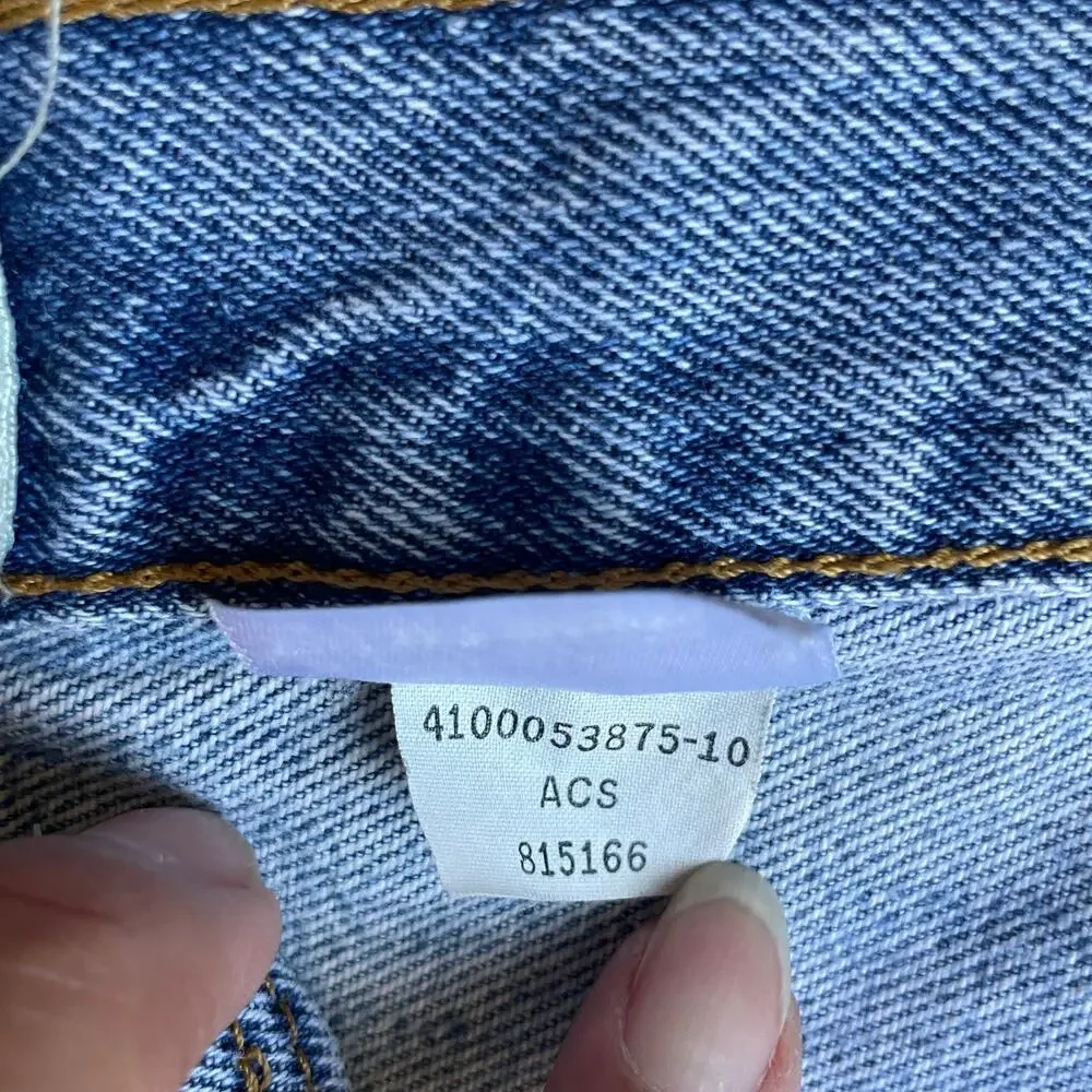 Vintage Levi's 501 Made USA Jeans W36 L29 Button Fly Straight Leg